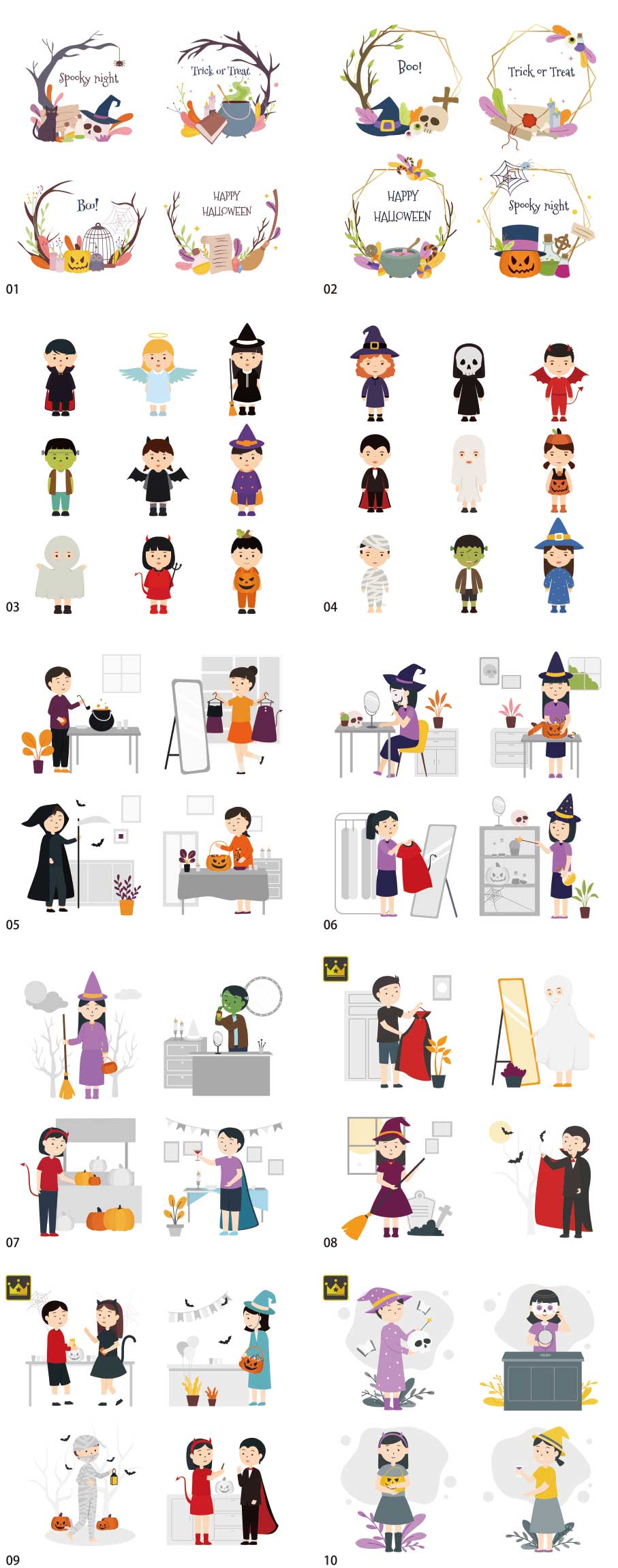 Halloween Illustration Collection เล่ม 2