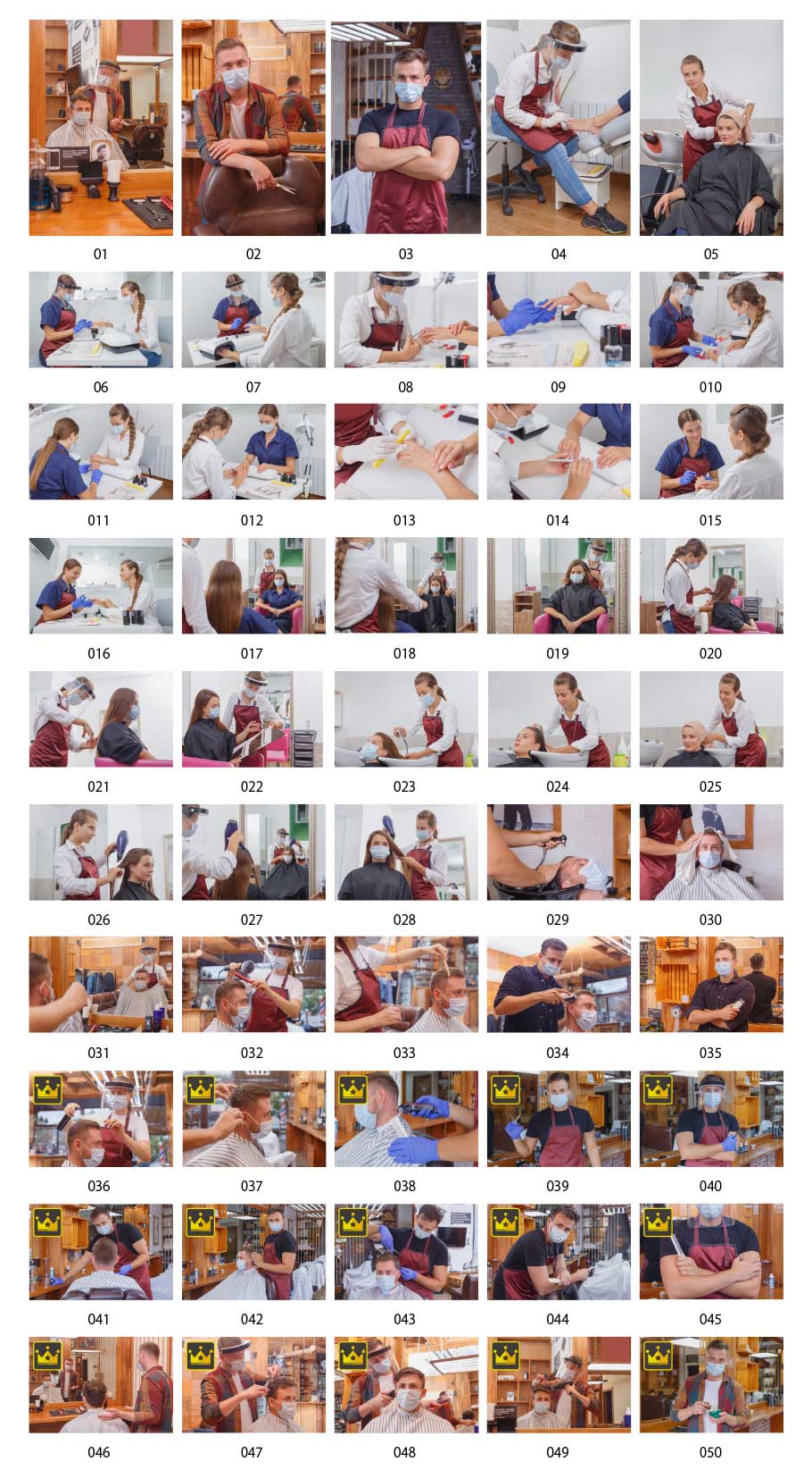 アフターコロナのネイル・ヘアサロン写真