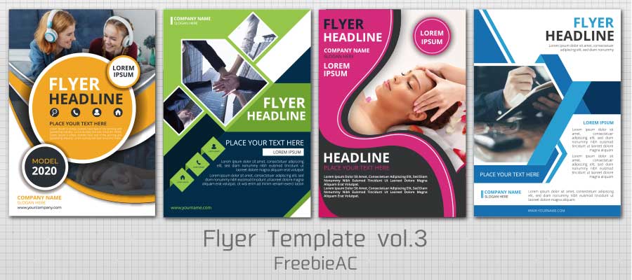 フライヤーテンプレート vol.3