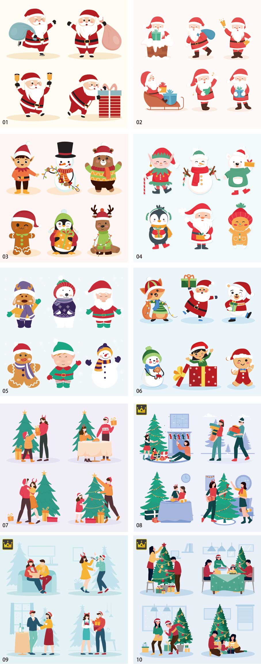 Christmas illustration collection