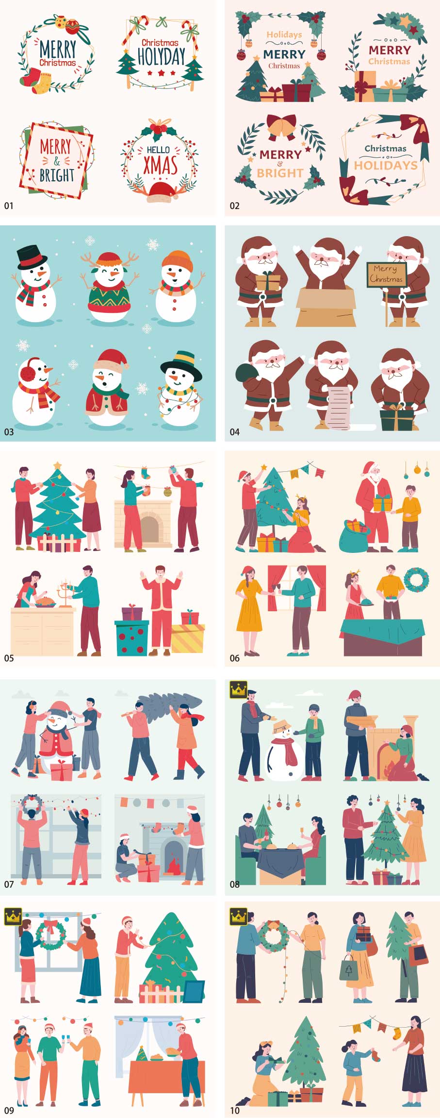 Christmas illustration collection vol.3