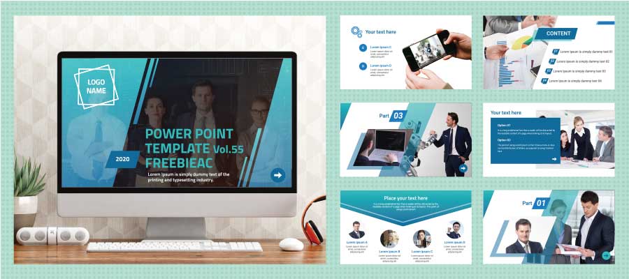 PowerPoint template vol.55