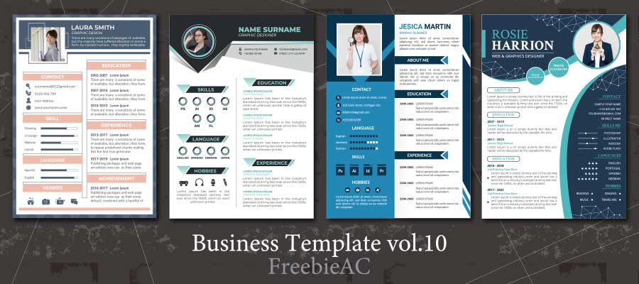 Business template vol.10