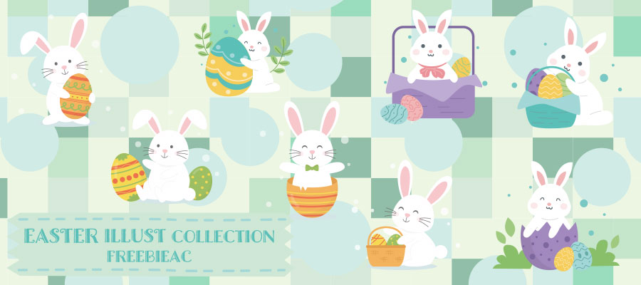 Easter illustration collection