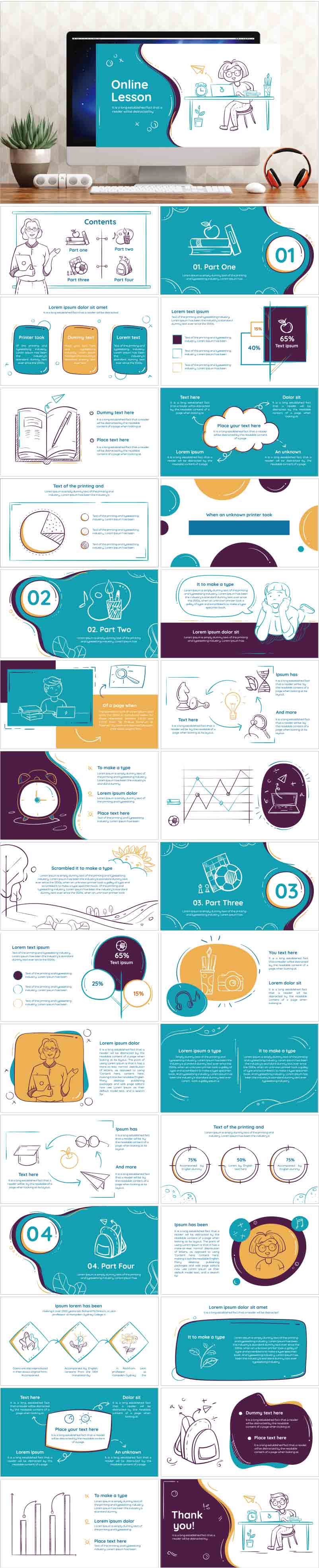PowerPoint template vol.61