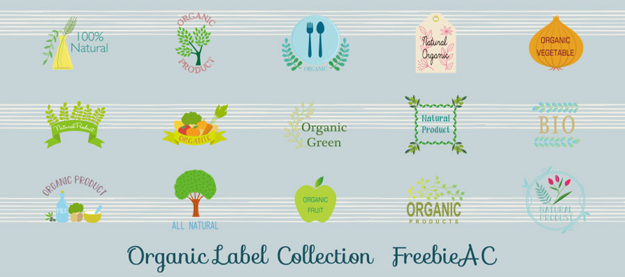 Organic label illustration