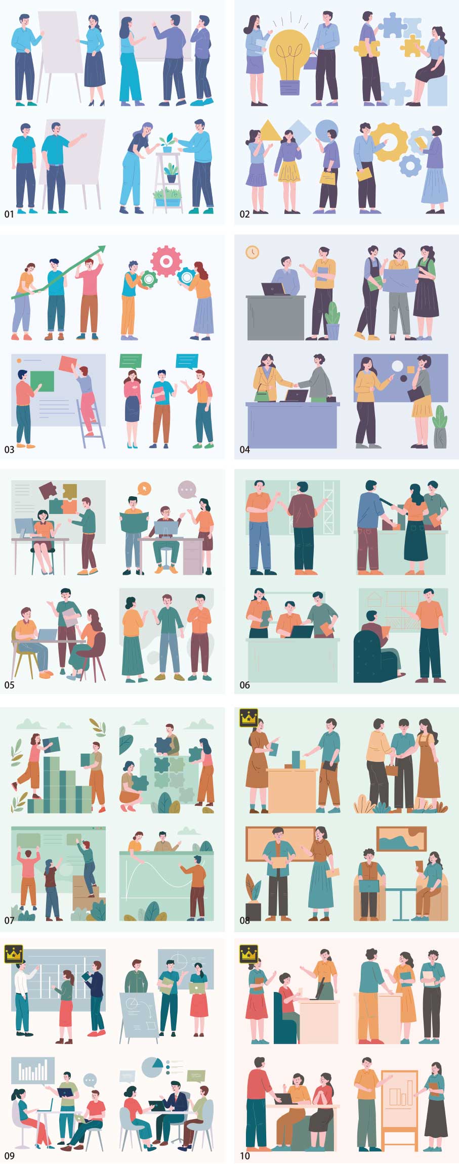 Teamwork Illustration Collection vol.2