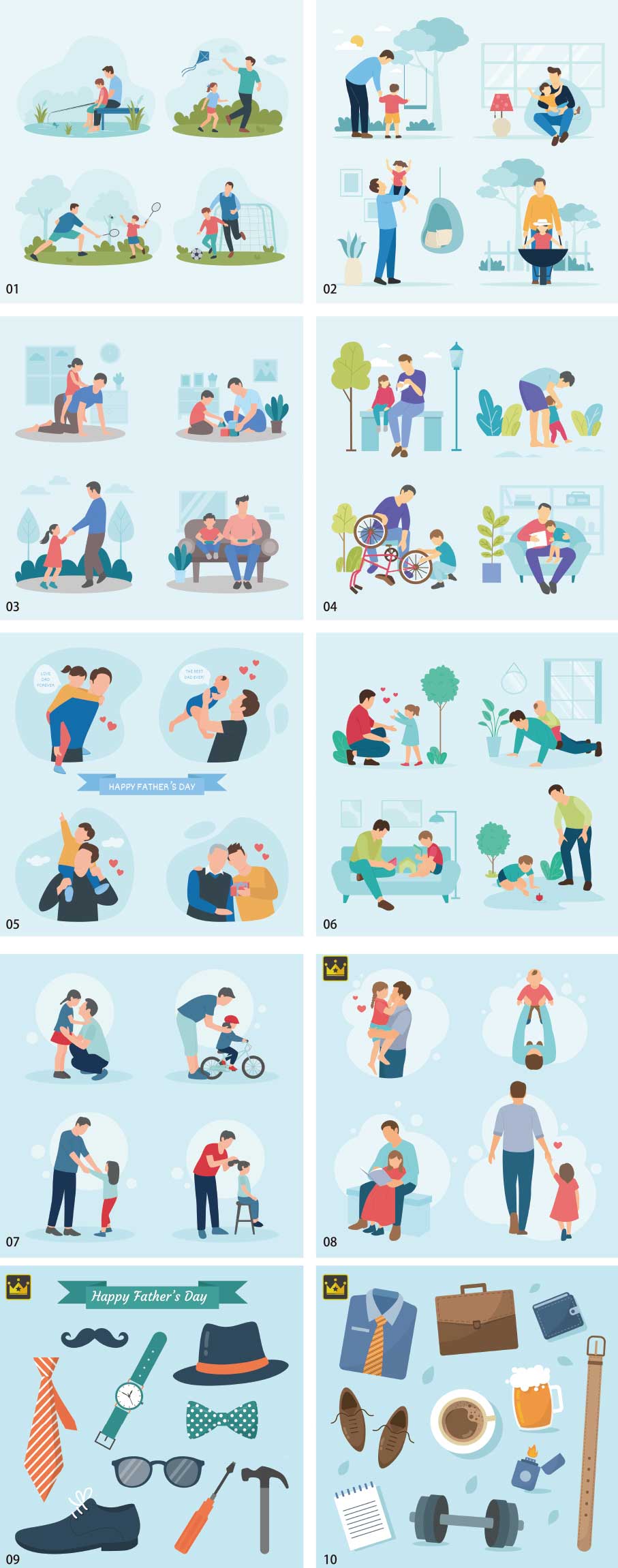 คอลเลกชันภาพประกอบวันพ่อเล่ม 3