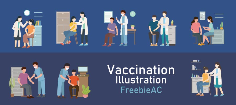 Vaccination illustration collection