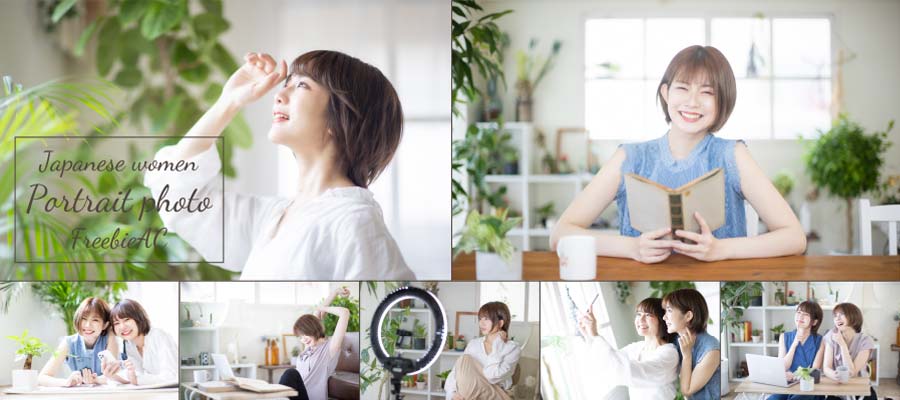 日本人女性ポートレート写真