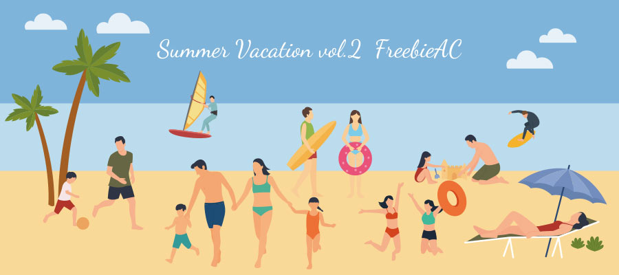 Summer vacation illustration collection vol.2