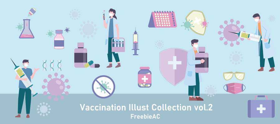 Vaccination Illustration Collection vol.2