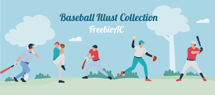 Baseball illustration collection