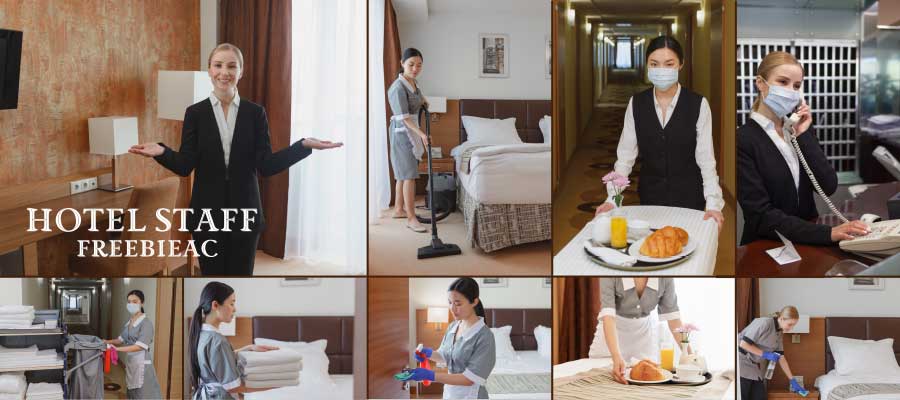 Hotel service staff photos