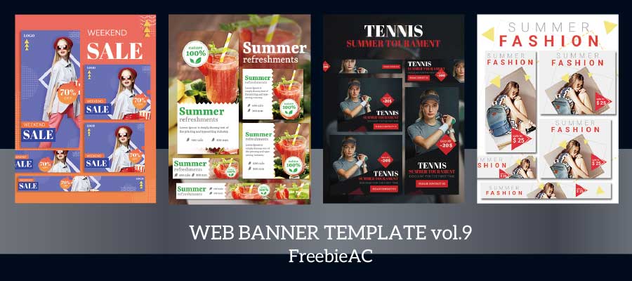 WEB banner template vol.9