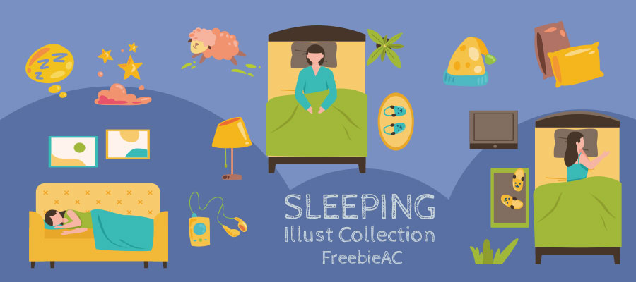 Sleep illustration collection