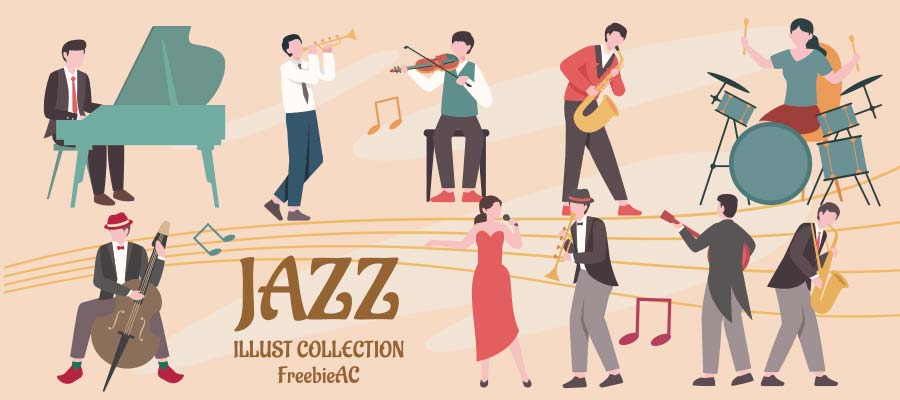 Jazz illustration collection