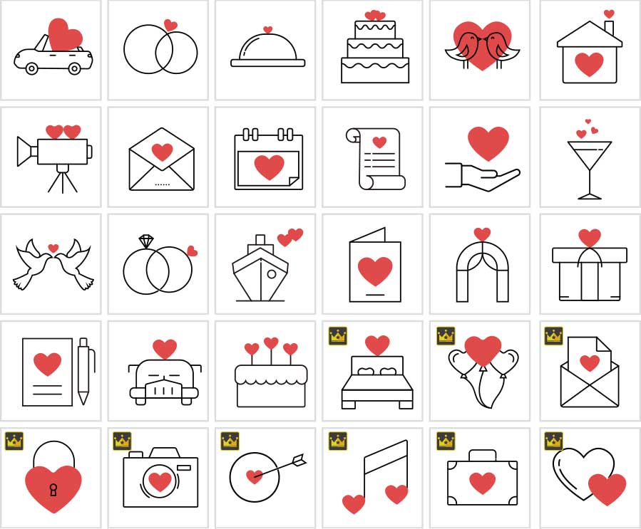 ウェディングアイコン vol.2