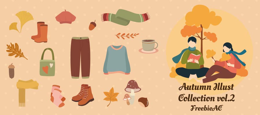 Autumn Illustration Collection vol.02