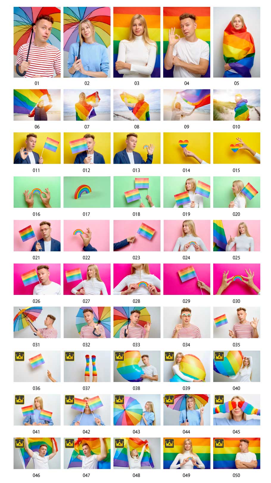LGBT 支持彩虹旗照片