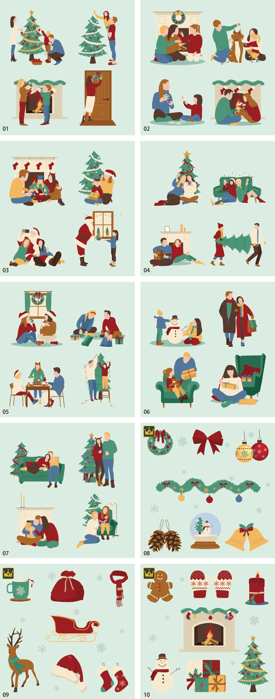 Christmas illustration collection vol.5