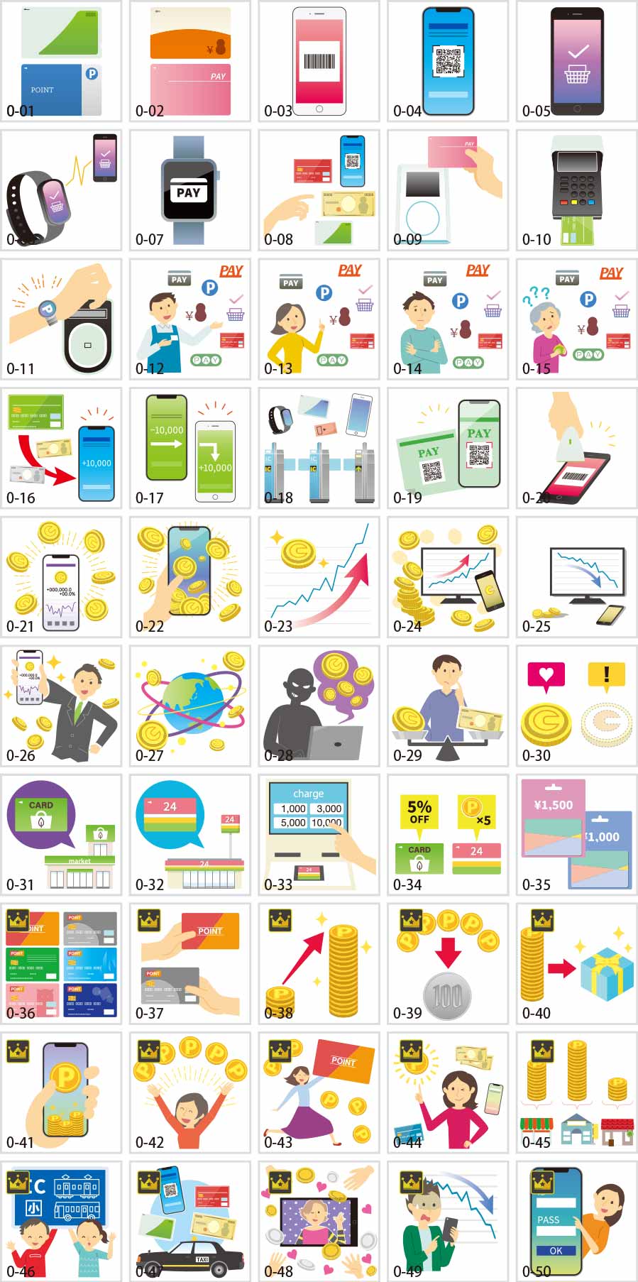 Minh họa về tiền điện tử và thanh toán điện tử