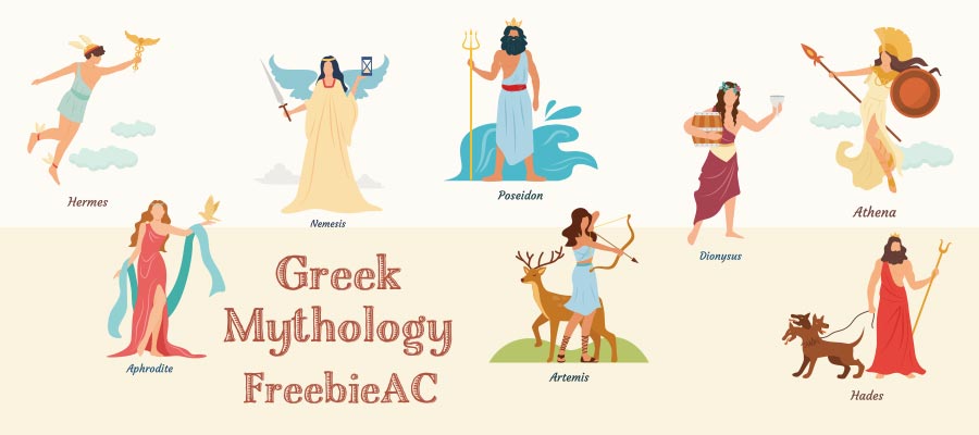 ギリシャ神話イラストコレクション 無料素材ならフリービーac
