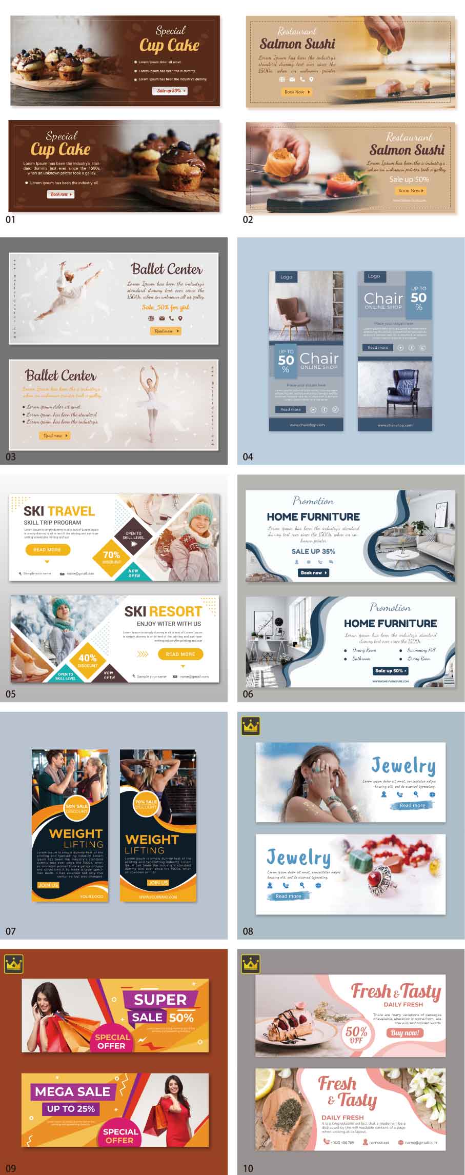 WEB banner collection vol.5
