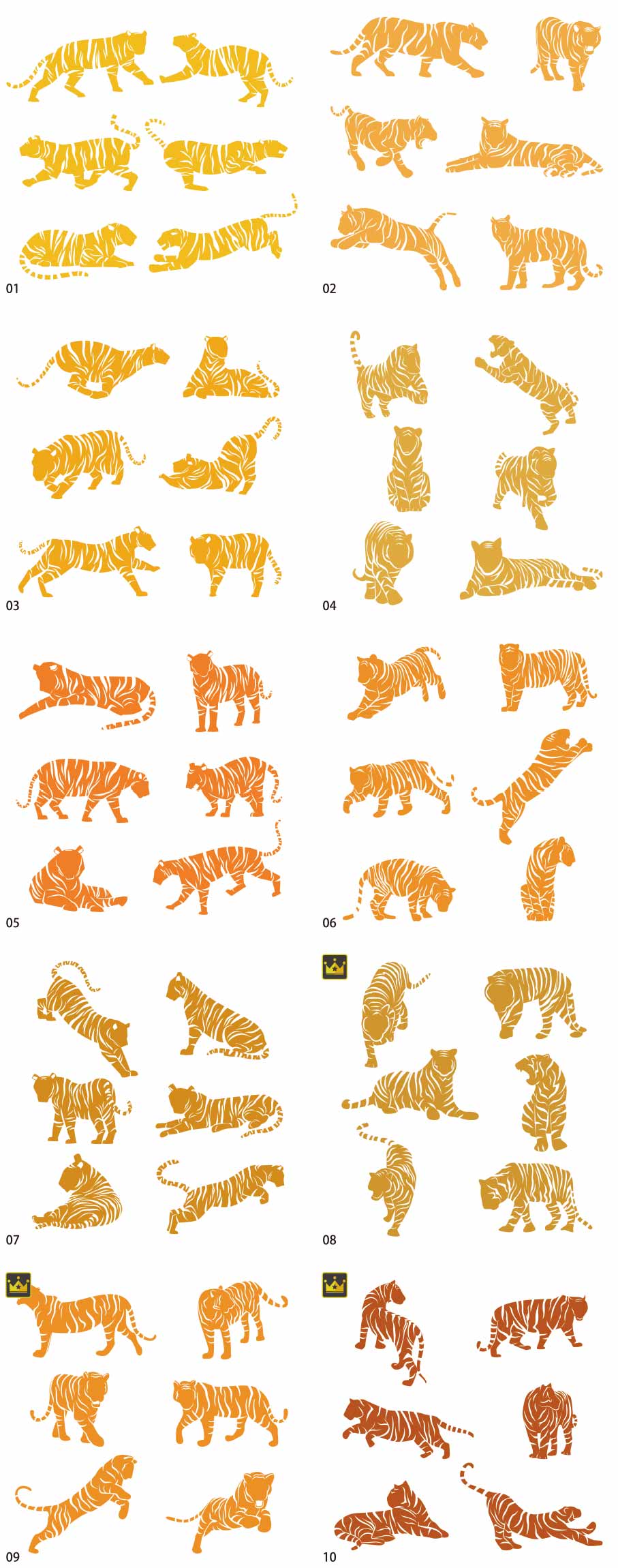 Tiger Illustration Collection vol.2