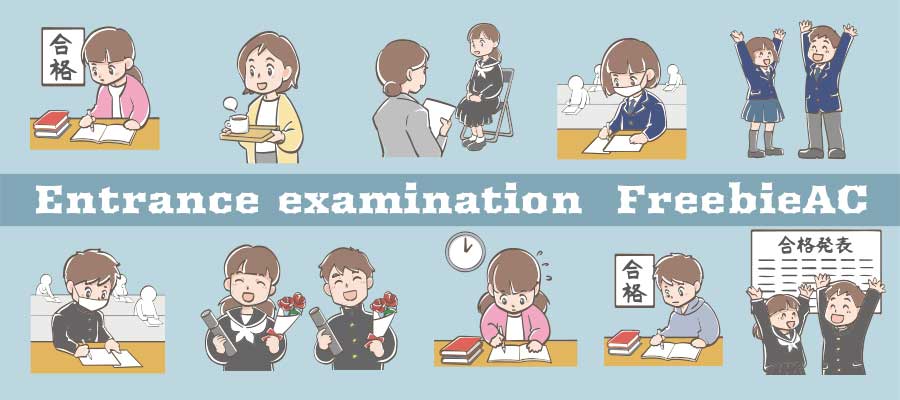 Exam season illustrations