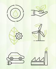 綠色能源圖標
