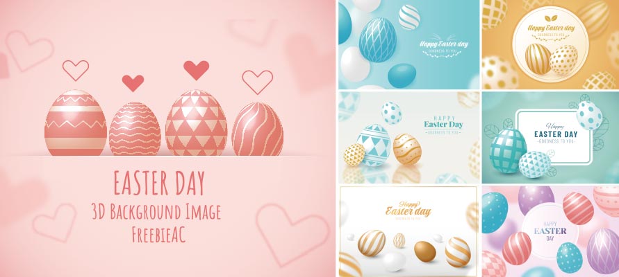 Easter 3D background vol1