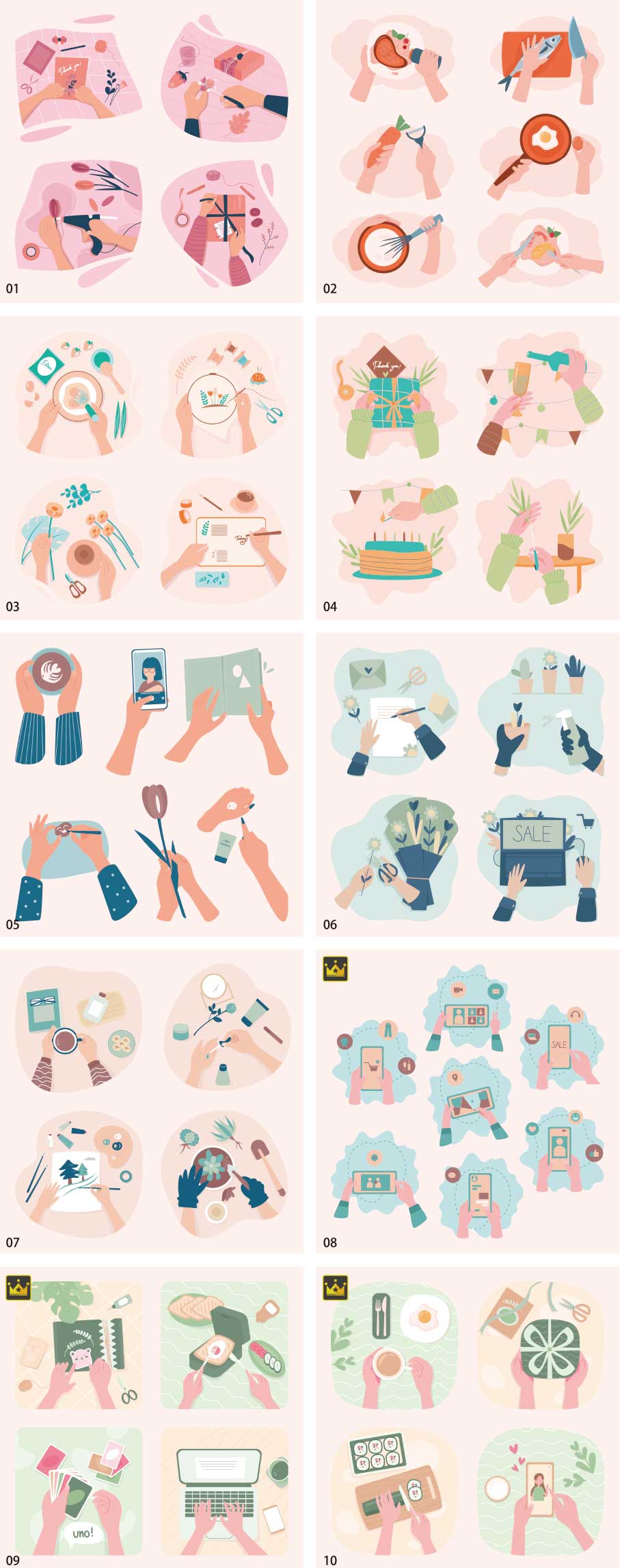 DIY illustration collection