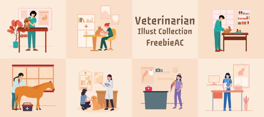Veterinary illustration collection