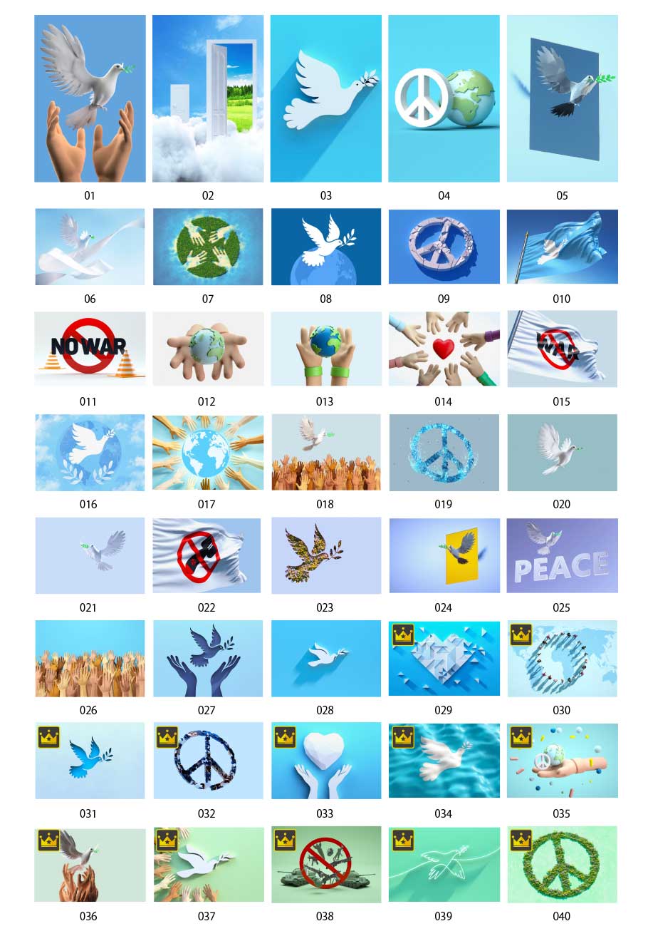 Image of peace 3DCG