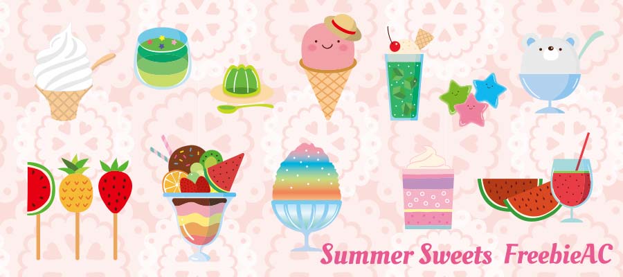 Summer sweets illustration