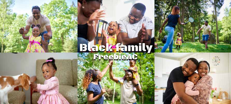 黑人家庭照片