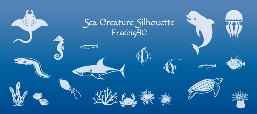 Sea creature silhouette