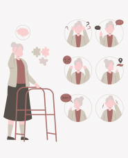 Dementia Care Illustration Collection