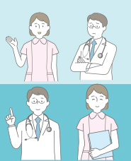 Minh họa của một nhân viên y tế