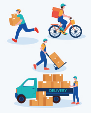 Delivery illustration collection