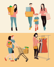 Shopping illustration collection vol.2