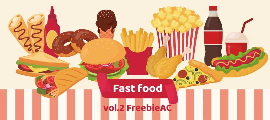 Fast food illustration collection vol.2