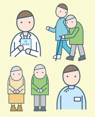 Illustration of nursing care