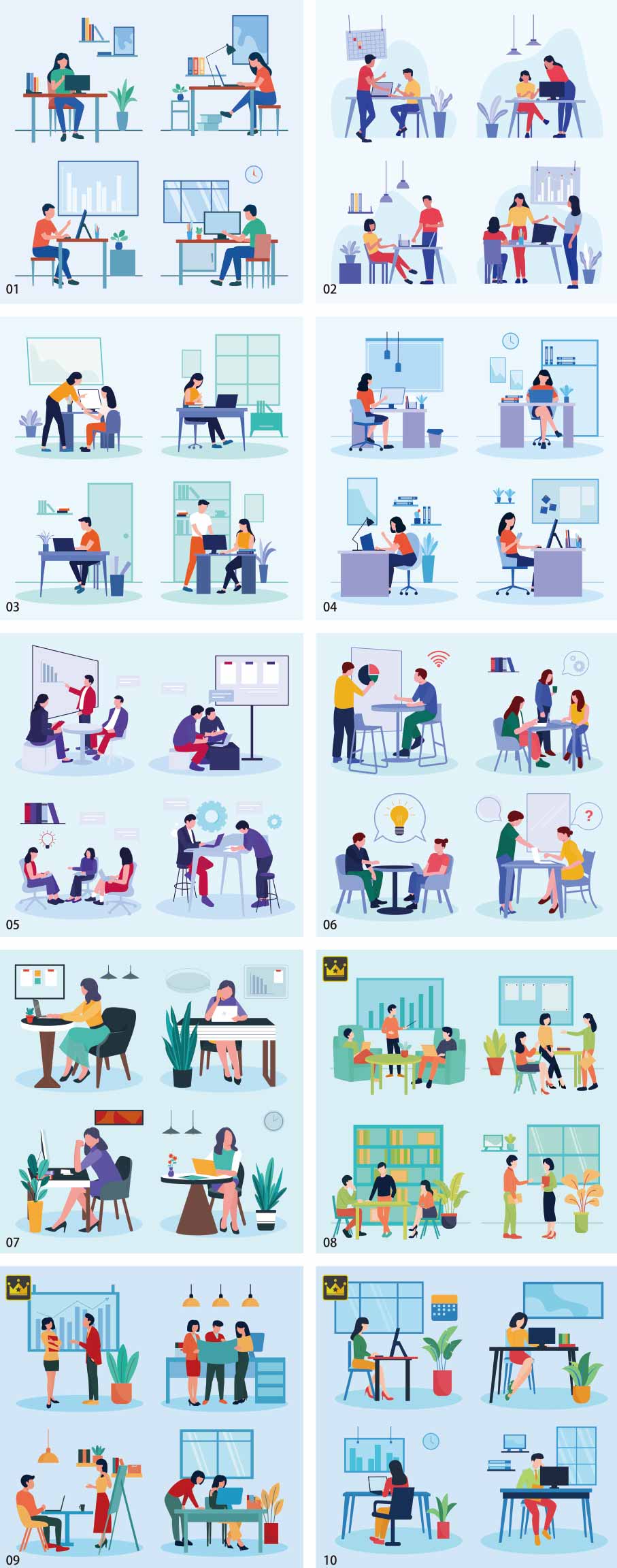 Bộ sưu tập minh họa kinh doanh