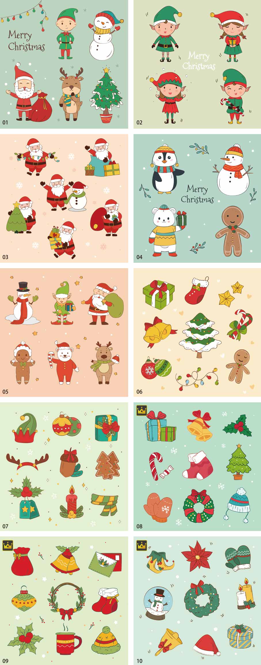 Christmas illustration collection vol.8