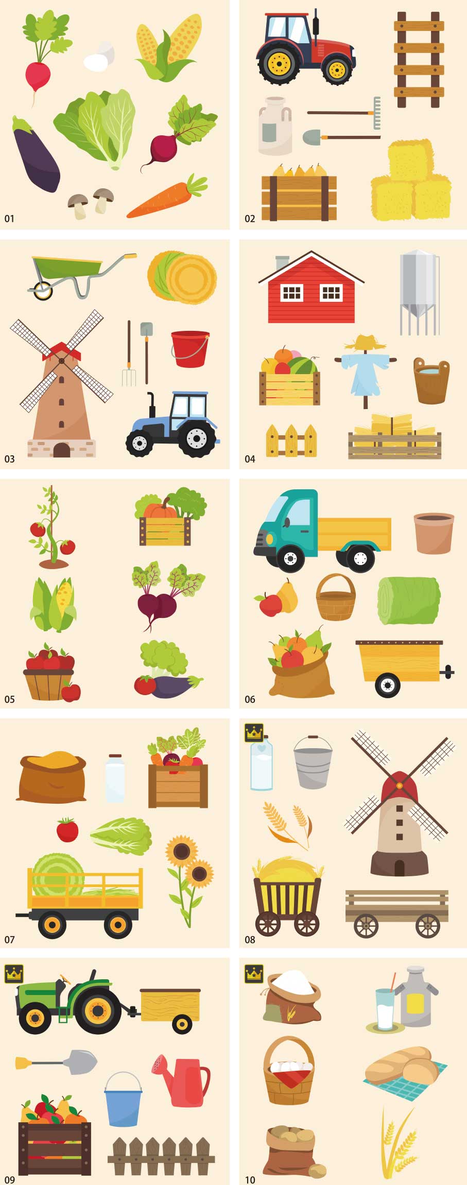 Agriculture illustration collection vol.2