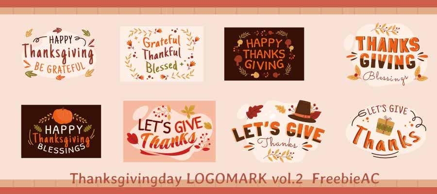 Thanksgiving Day Logo Collection vol.2