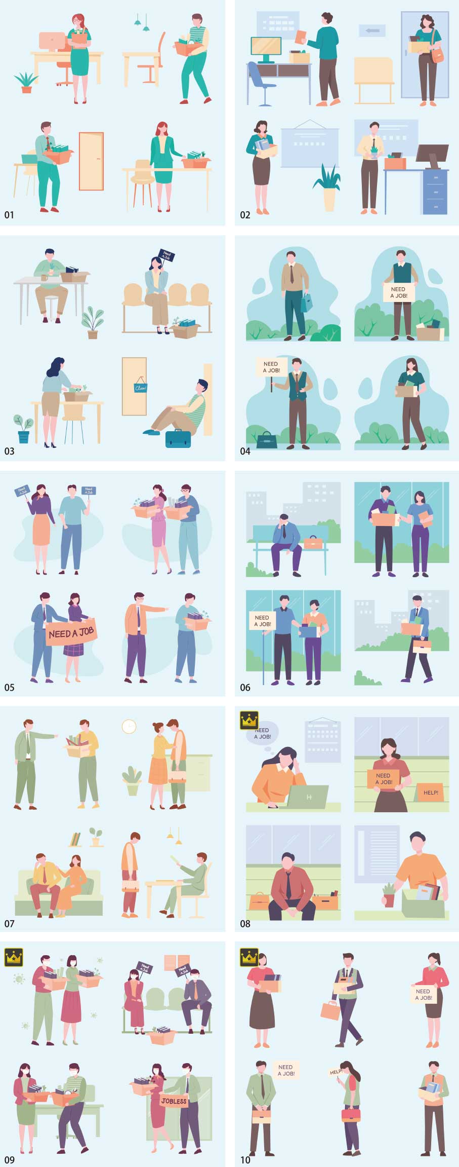 Minh họa thất nghiệp