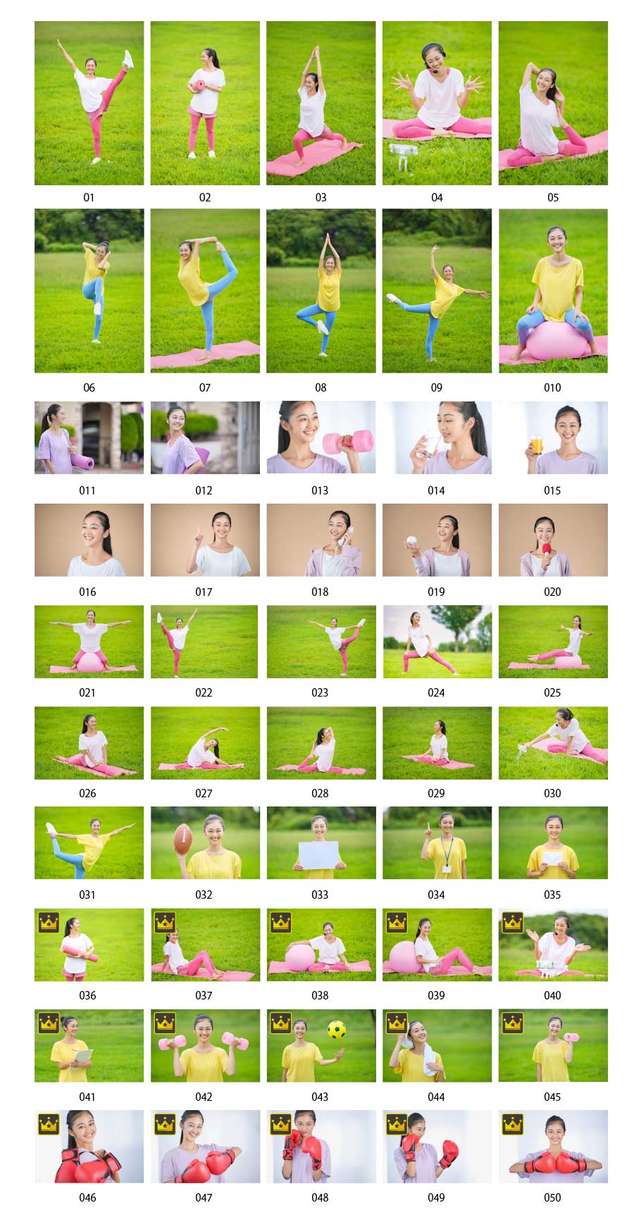 Hình ảnh tập thể dục của phụ nữ Nhật Bản